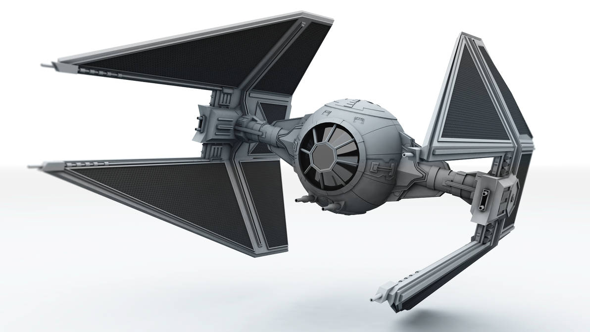 Tie Interceptor 3D Model by Sorrowda on DeviantArt