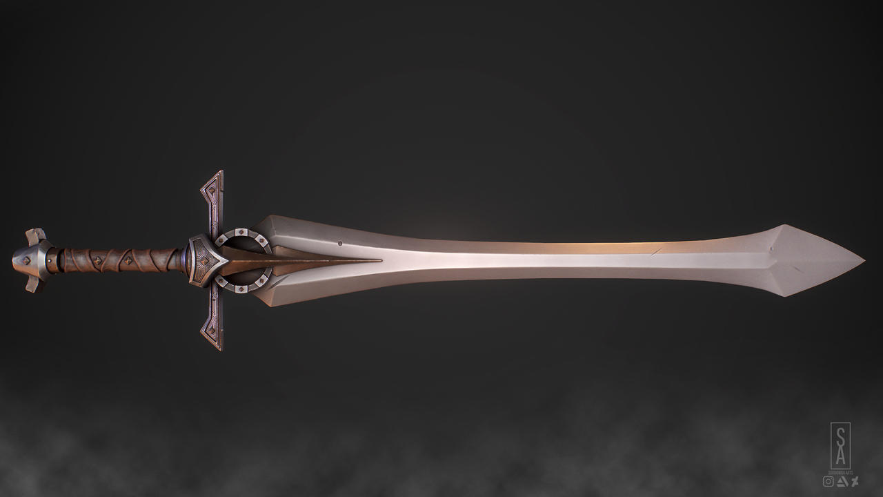Stylized Sword Rig Example Stylized Sword by Sorrowda on DeviantArt