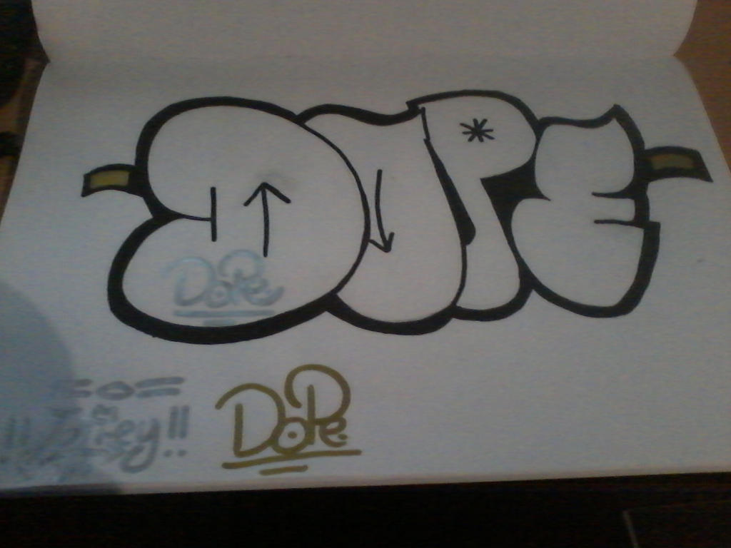 DoPe graffiti -Martin style- by Martin2001