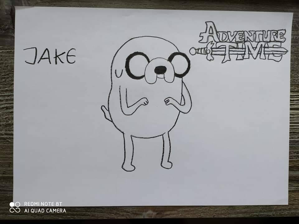 Adventure Time: Jake (Sketch Fanart) by DjMarrin02 on DeviantArt