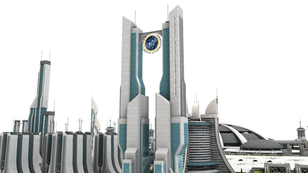 Federation Star Trek City Stock by vatorx