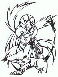 Gatomon and Ladydevimon