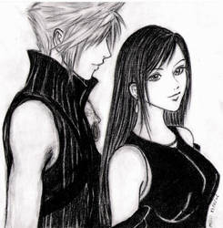 Cloud and Tifa