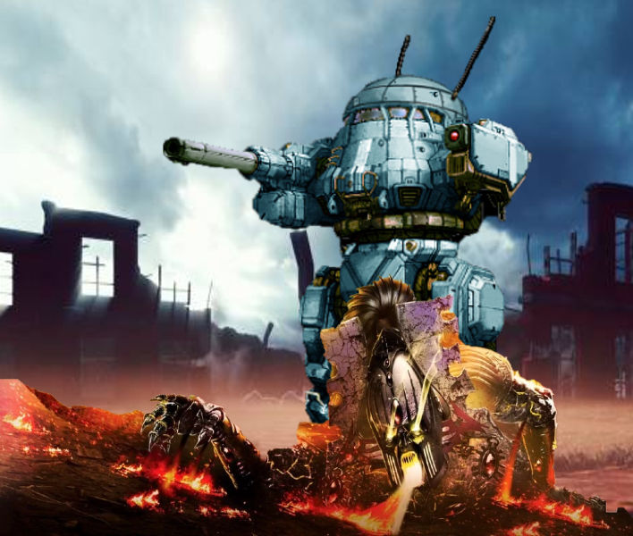 Battletech vs Warhammer 40k by userup on DeviantArt