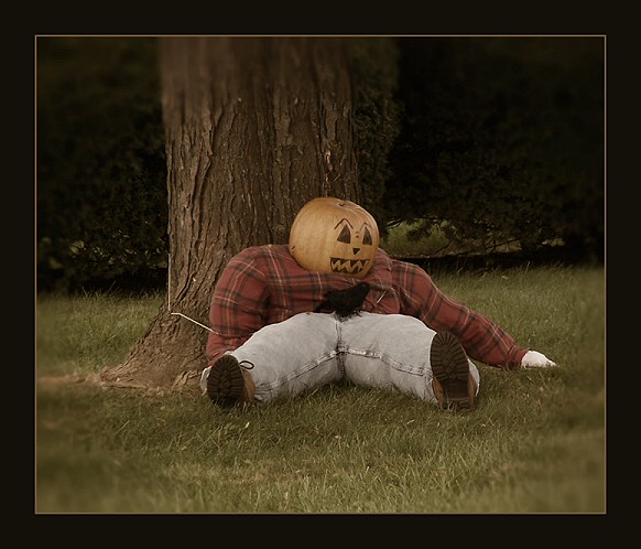 Pumpkinhead Scarecrow