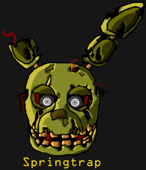 Springtrap Face on by N-Sani-Tea on DeviantArt