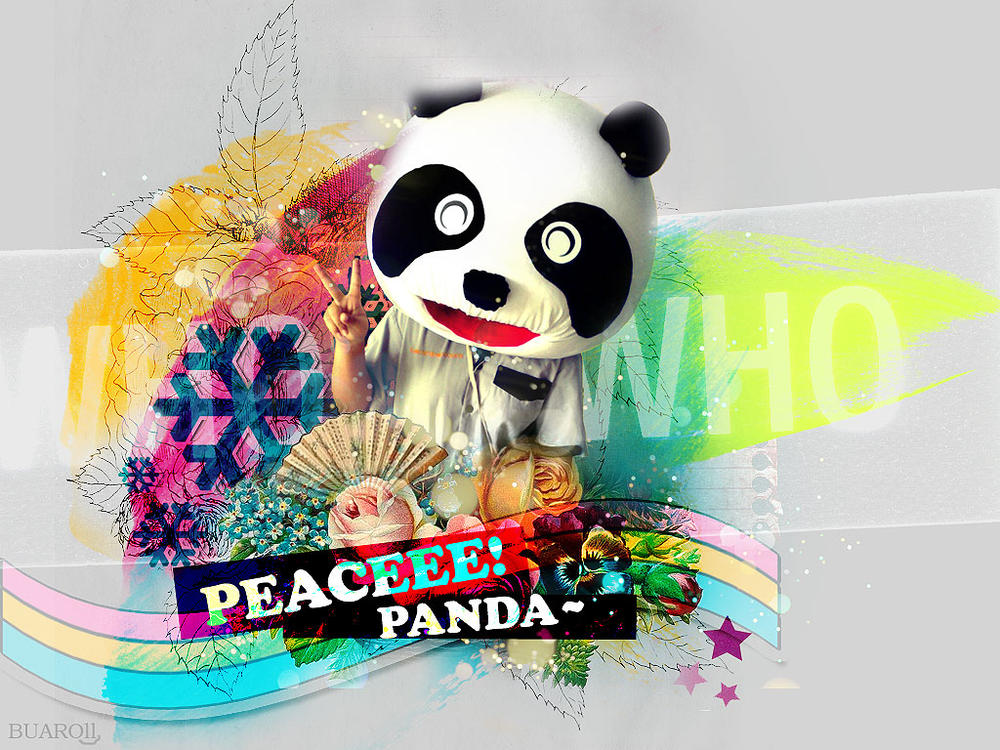 PEACEEE PANDA by Shioon