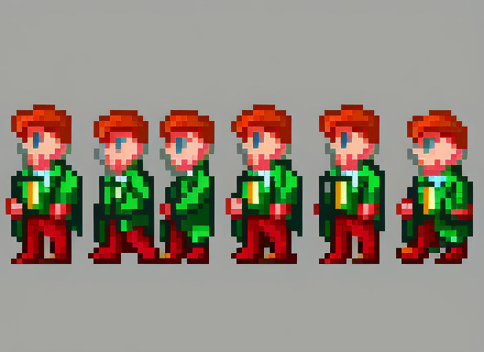 Red 2d Character 00760-1653444583-A green and red 2d gamecharacter by Uagami on DeviantArt