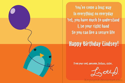 Penguin Birthday Card II