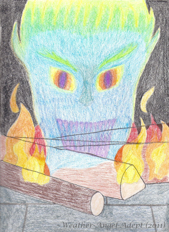 Howl's Moving Castle - Calcifer the Fire Demon by AngelAdept on DeviantArt