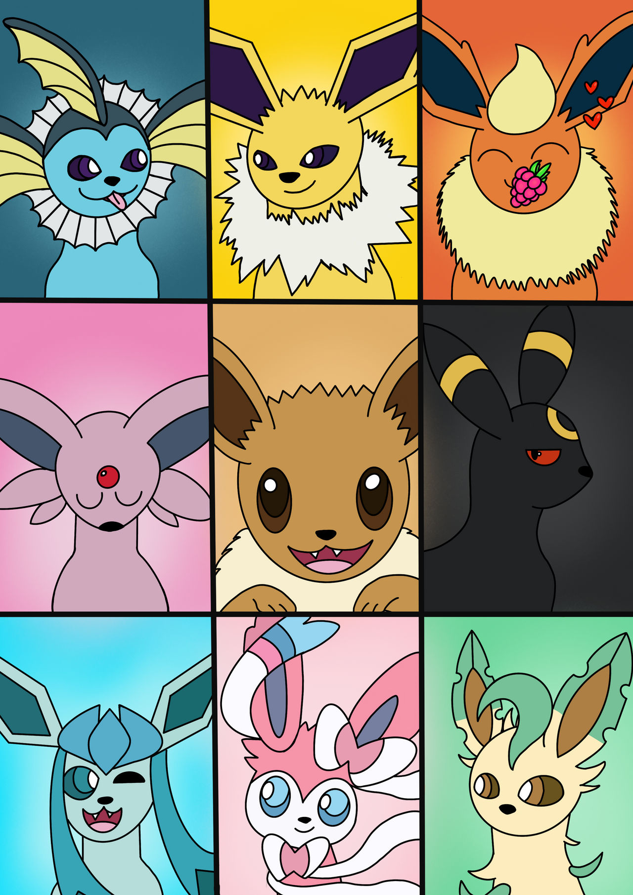 Evoli Entwicklungen By Cathorn13 On Deviantart Evoli Entwicklungen By Cathorn13 On Deviantart