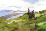 the old man of storr by SpaceCastaway