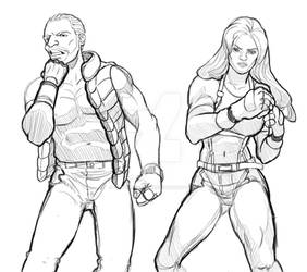 Tifa and Barret