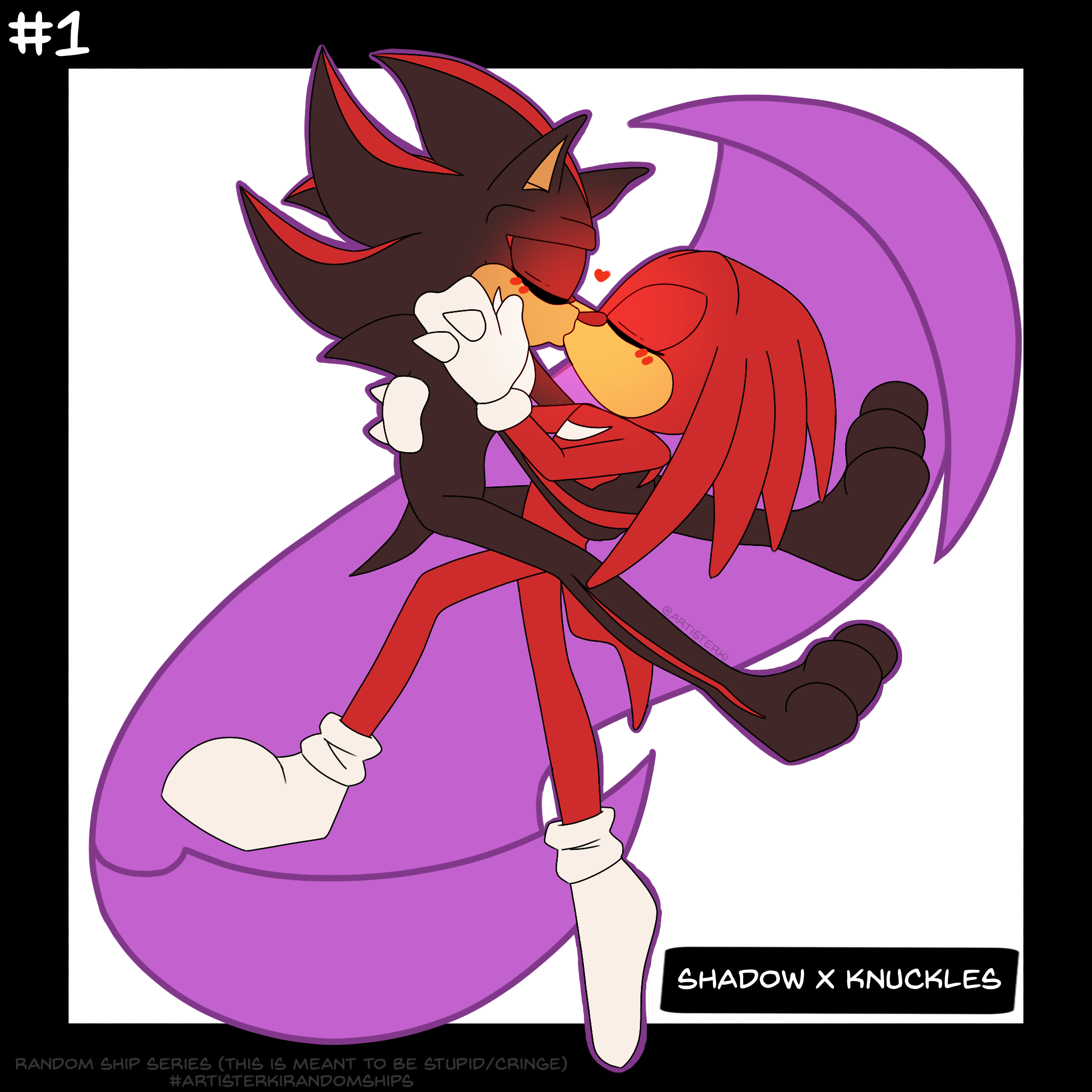 Random Ships #1- Shadow x Knuckles by Artisterki on DeviantArt