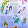 G1 Ponies Character Sheet, Page Three