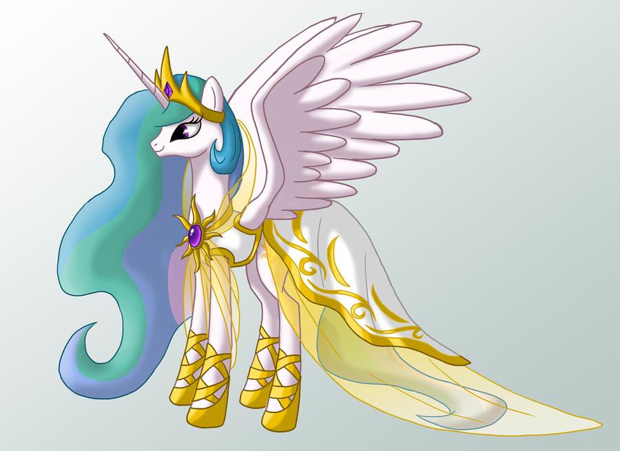 mlp princess celestia dress HalloweenCostumes.com X Large Girl Girl's Princess Celestia Costume, White/Purple/Blue