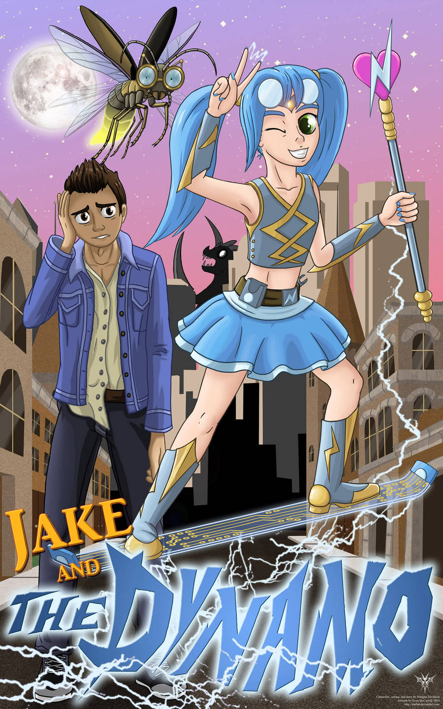 Jake and the Dynamo Cover Art, COMMISSION by Starbat