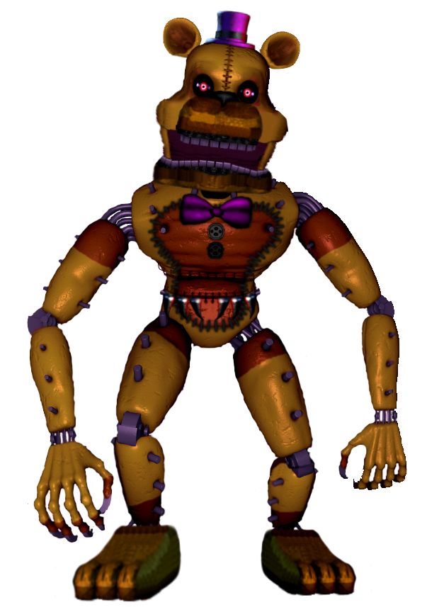 Nightmare Fredbear en FNaF 3 by Gangalf on DeviantArt