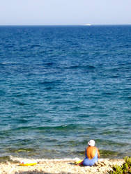 the blue sea and my grand mom