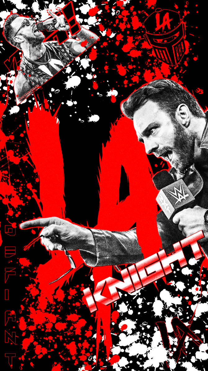 LA Knight Mobile/Phone Wallpaper, Background (Red) by Sonicfanwerehog