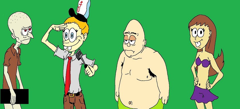 Human SpongeBob Characters