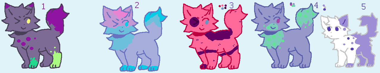 2/5 Kitty adopts (PRICE DROP OPEN)