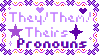 They/Them/Theirs Pronouns