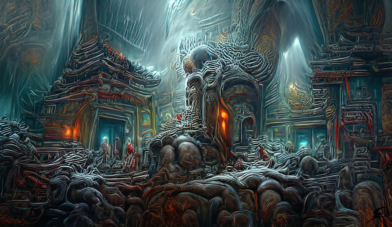 Hellscape: Chaos temple by MatatabiArt on DeviantArt