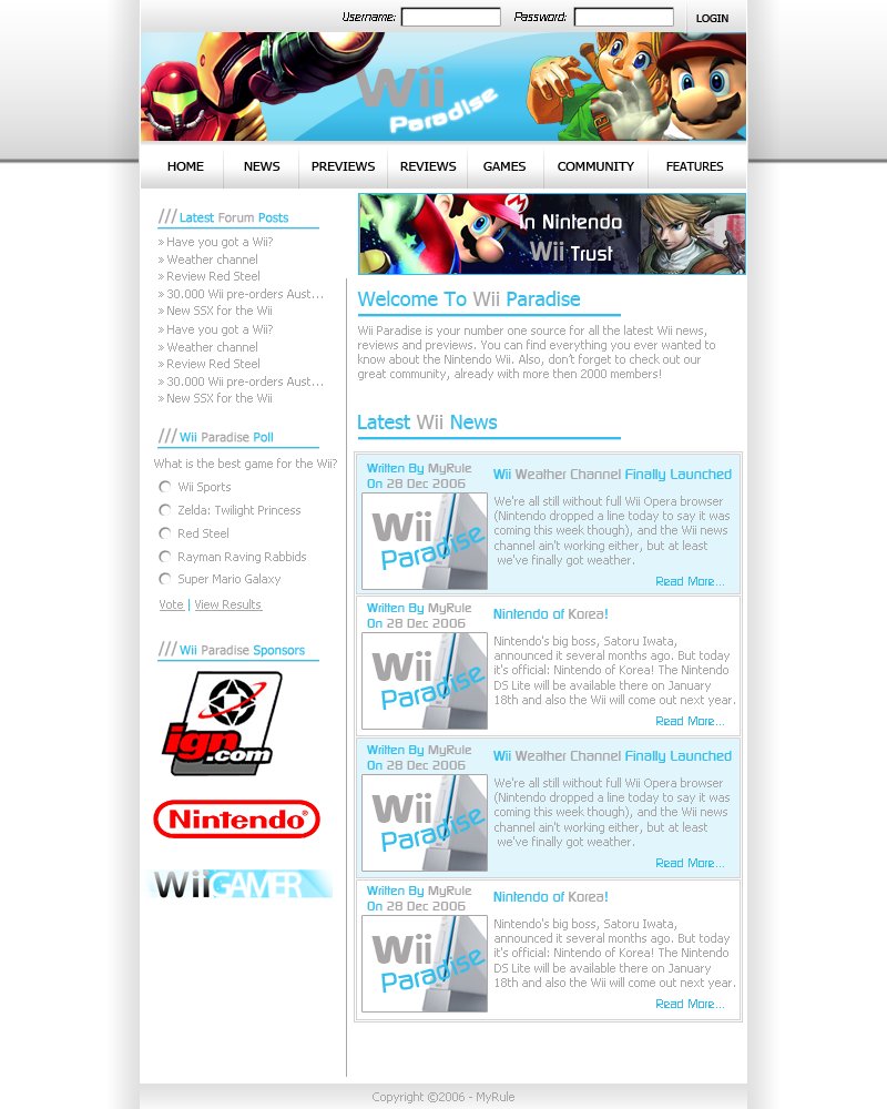 Wii site