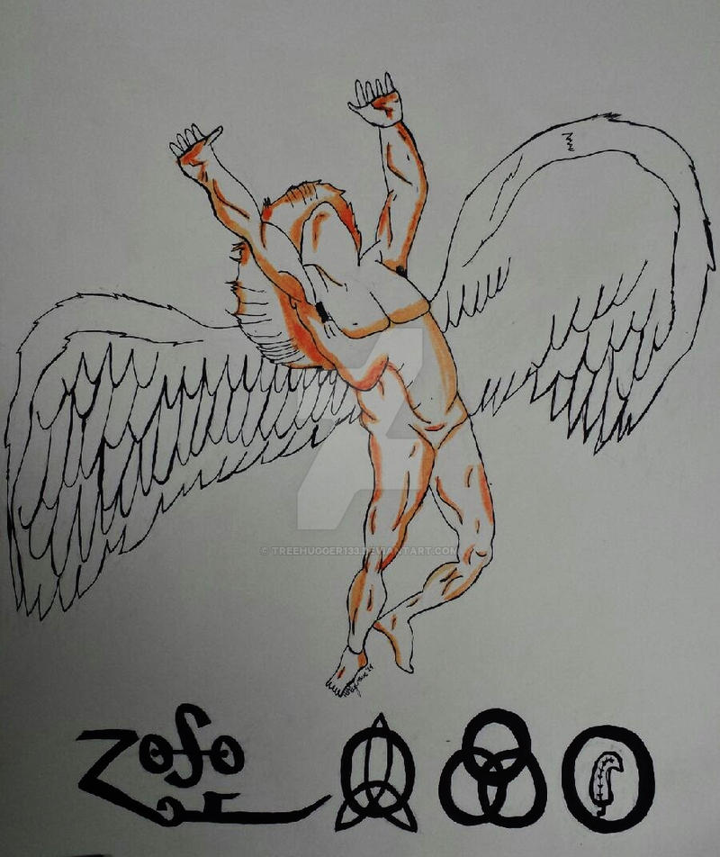 Led Zeppelin Line Drawing Led Zeppelin by treehugger133 on DeviantArt