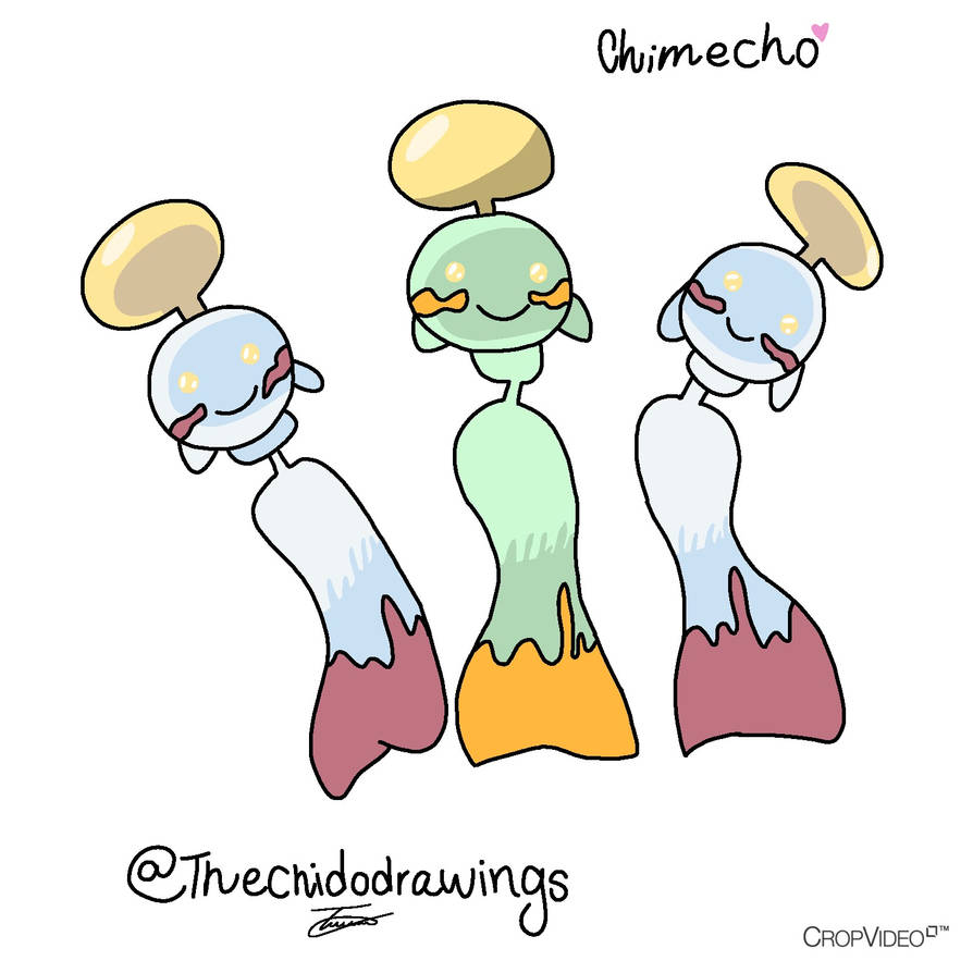 Chimecho By Thechidodrawings On DeviantArt chimecho-by-thechidodrawings-on-deviantart