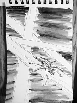 Inktober 2023 Day 2 - Spider