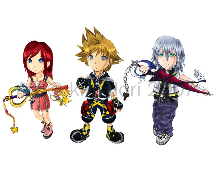 Kingdom Hearts Chibi set 1