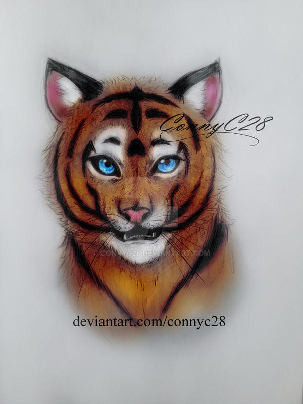 Blue Tiger Drawing Tutorial Blue Eye Tiger (DA Tutorial) by ConnyC28 on DeviantArt