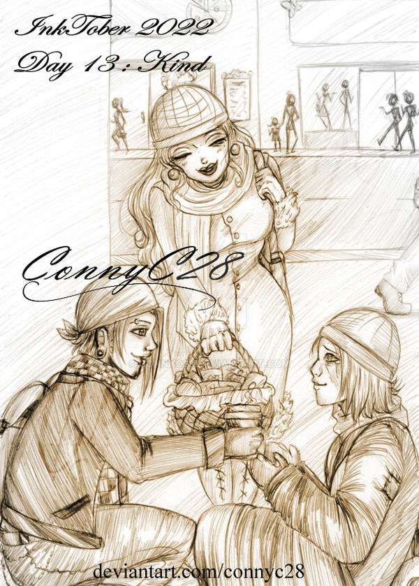 Day 13 Lin Deviantart Inktober 2022 Day 13 Kind by ConnyC28 on DeviantArt