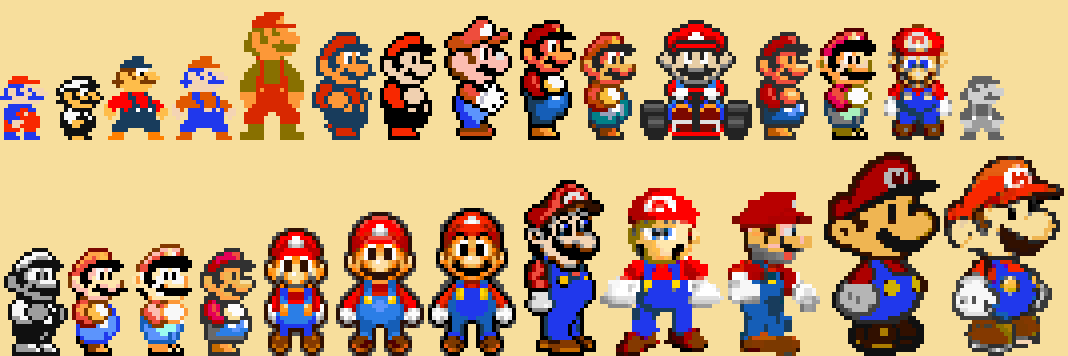 Super Mario Evolution by Painbooster1 on DeviantArt