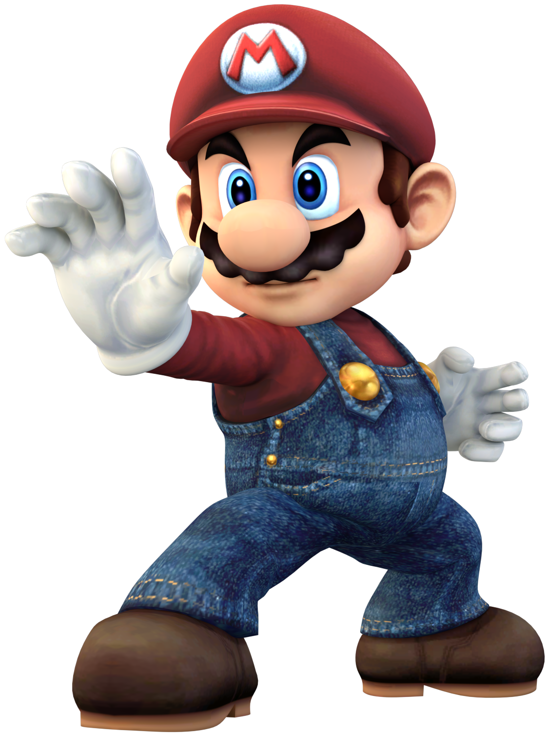 Brawl Mario Render by VirtualBeef on DeviantArt