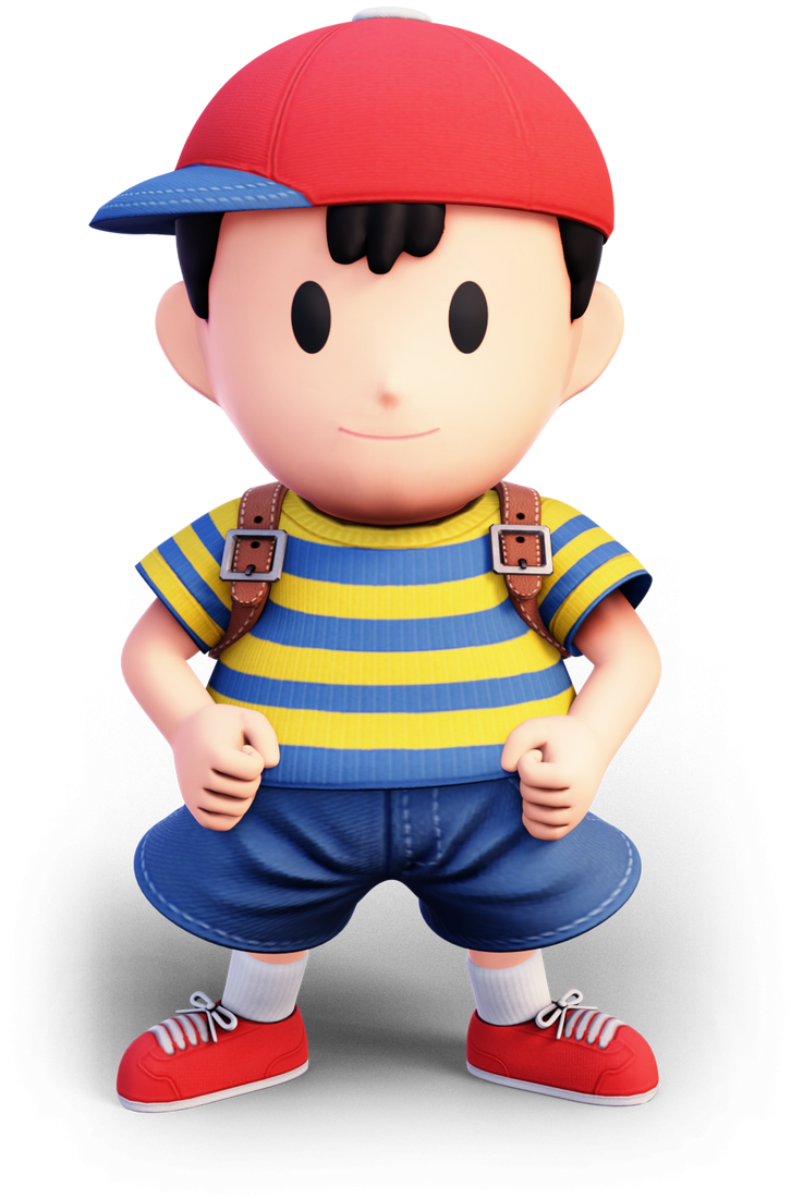 10: Ness - Brawl Render Pose Recreation by VirtualBeef on DeviantArt