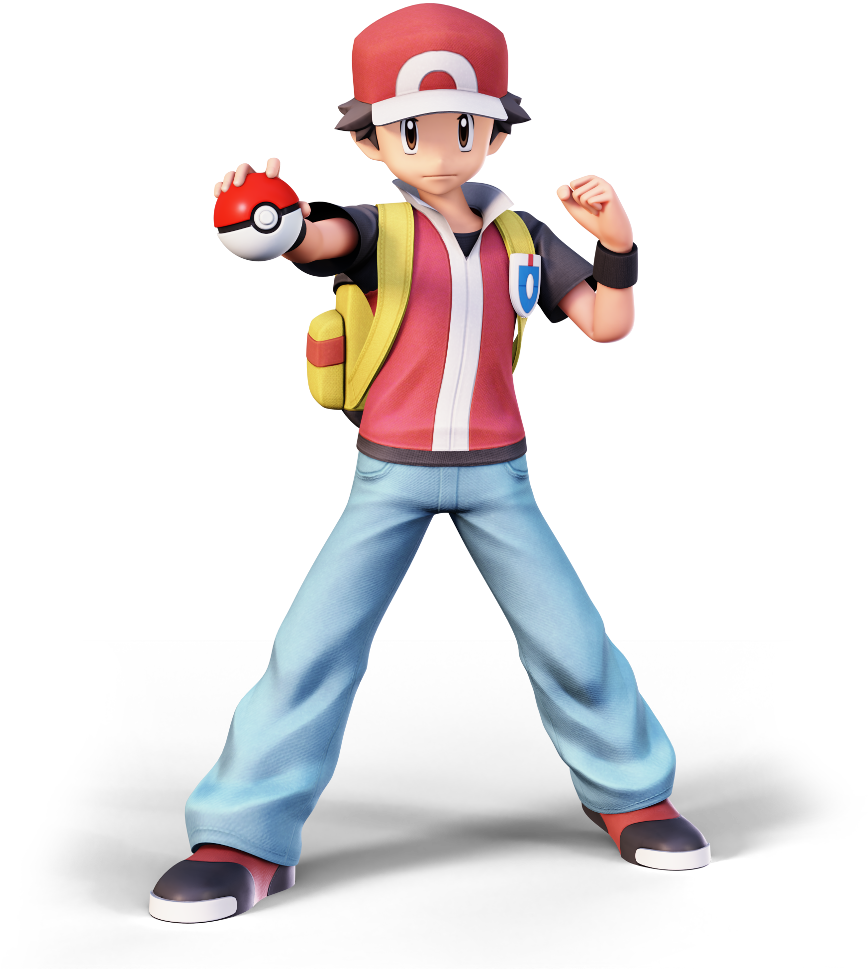 Pokemon Trainer Red Render by OxeyClean on DeviantArt