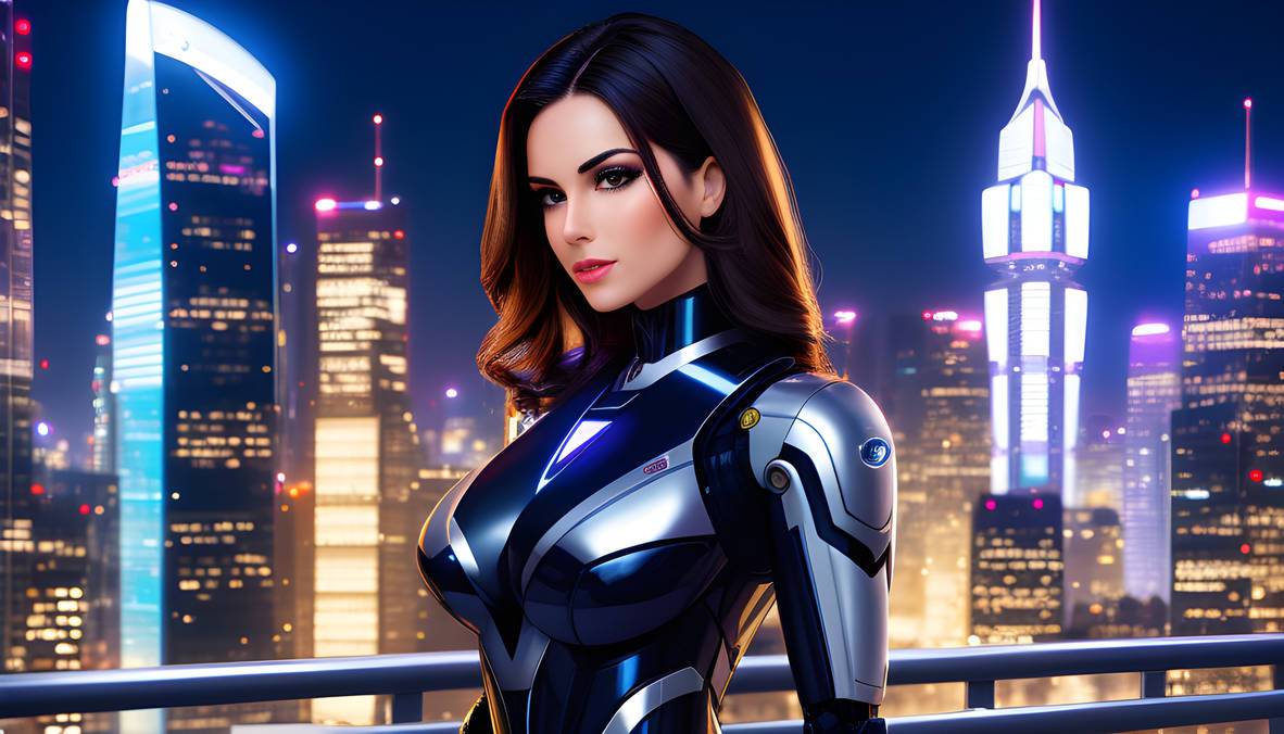 Futuristic cyborg woman #2 by letototart on DeviantArt
