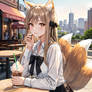 After office (Office lady kitsune #2)