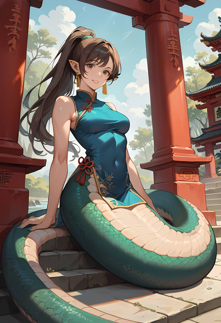 Lamia Female Ranger Lamia (100 fav special + Year of the snake) by letototart on DeviantArt