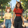 Thanks for save me (Hariko and Nyarla)