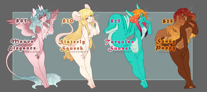 [Adopts] Cute Fantasy Babes [2/4 OPEN] PRICE DROP~