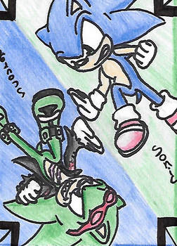 Sonic V.S. Scourge