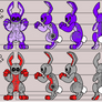 Blood Bunnies Purple And Grey Adopts