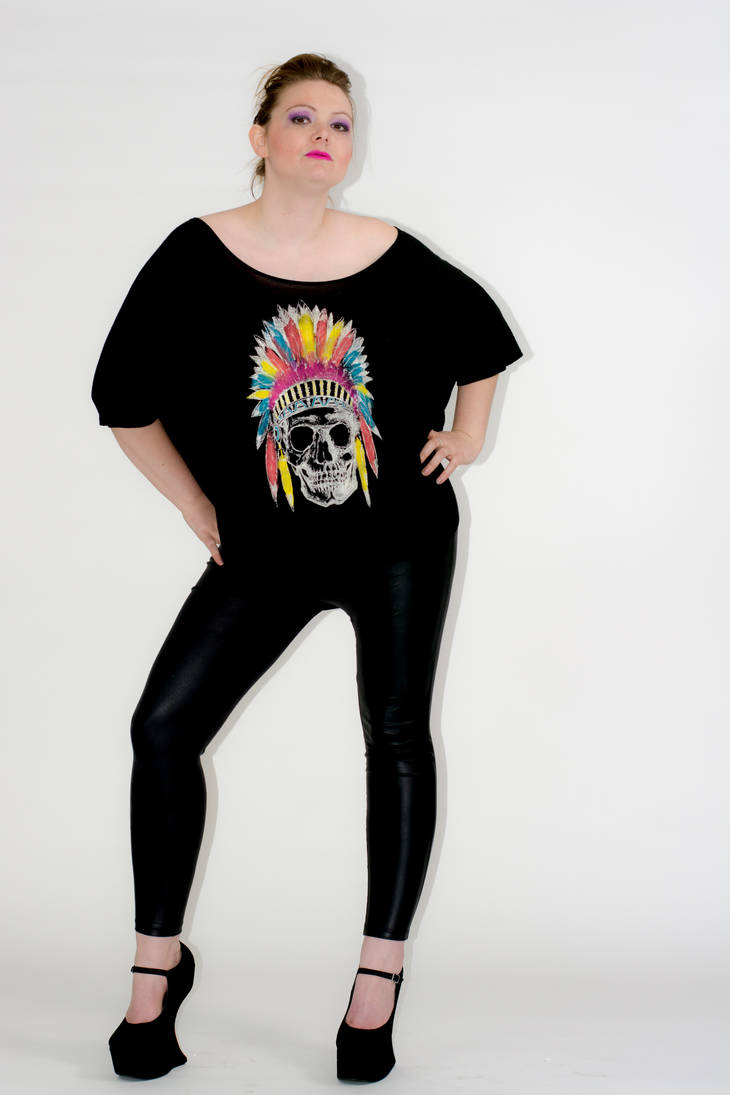 Punk rock model pose skull shirt by Pippin2512 on DeviantArt
