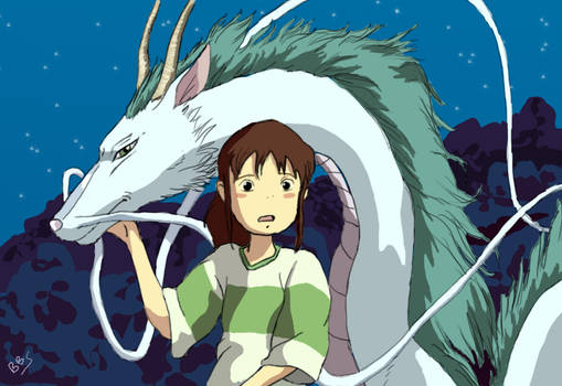 Haku and Chihiro