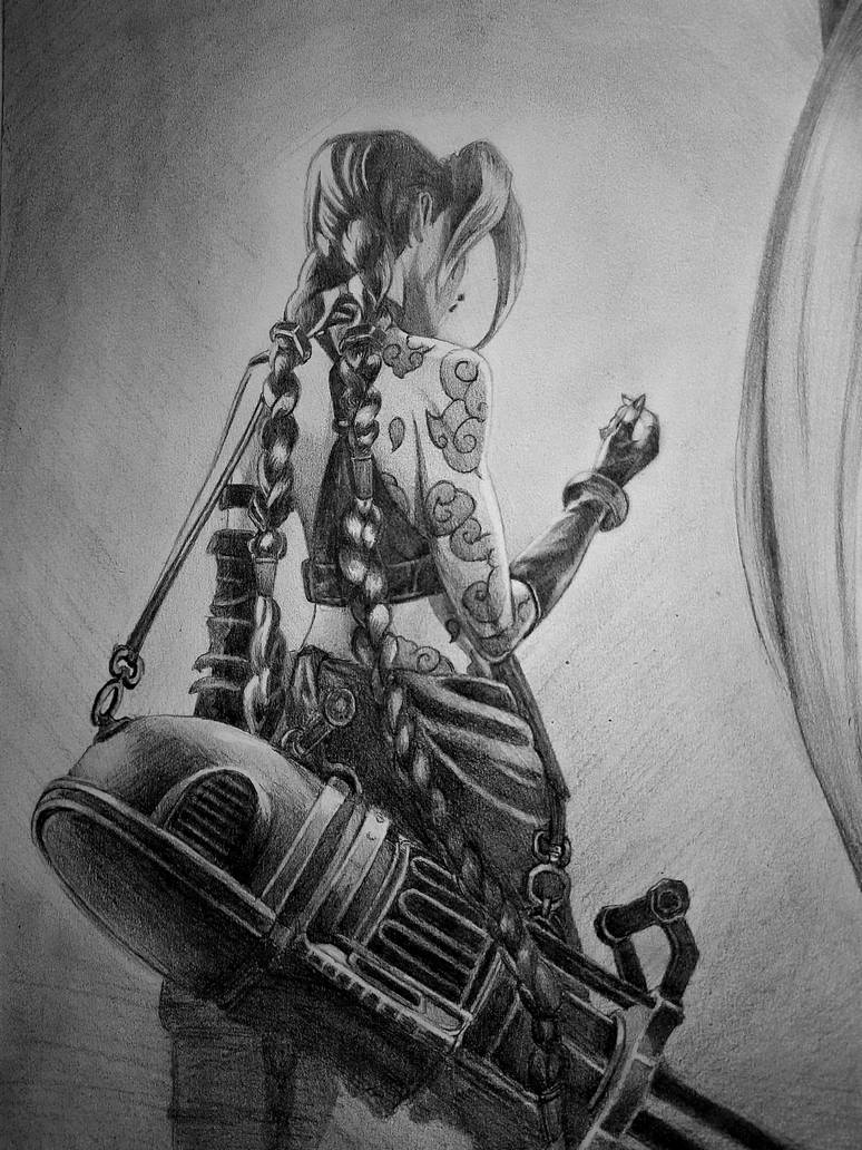 Jinx from Arcane by KateBondArt on DeviantArt