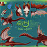 Fairy-wyvern: Ref Sheet commission